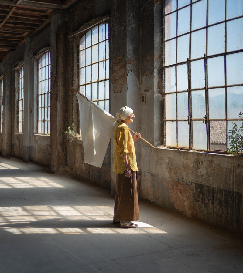 a photo of the exhibition in Fabriano